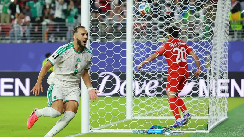 نتيجة وملخص أهداف مباراة الجزائر والأردن اليوم في كأس العالم 2026.. فوز "الخضر" الأول