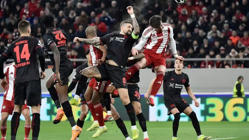 القنوات الناقلة لمباراة باير ليفركوزن ضد أولمبياكوس اليوم في دوري أبطال أوروبا مع الموعد والتشكيلة