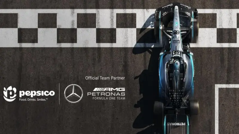 PepsiCo ومرسيدس… رؤية مشتركة داخل عالم الفورمولا 1