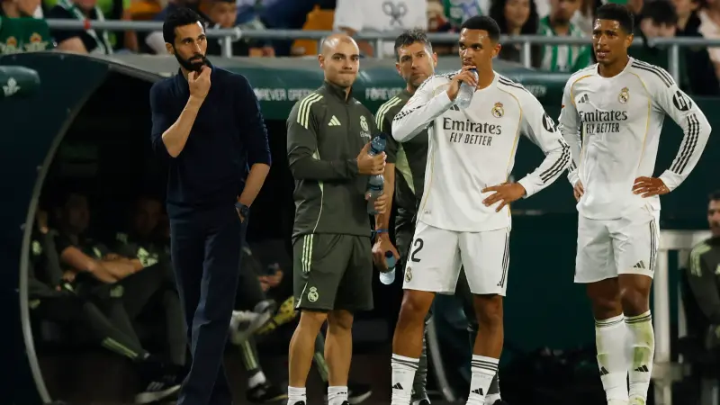 معلق مباراة ريال مدريد وإسبانيول اليوم.. صوت يمني شهير