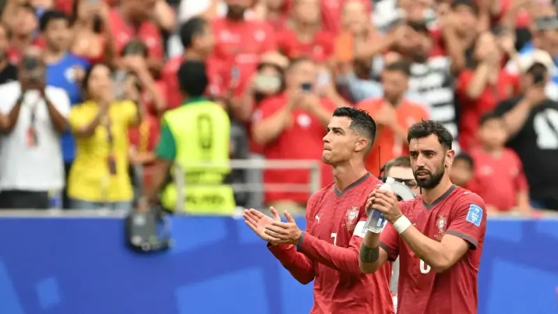 كأس العالم 2026 - برونو فيرنانديز "مرتاح" بعد ثنائية رونالدو أمام أوزبكستان