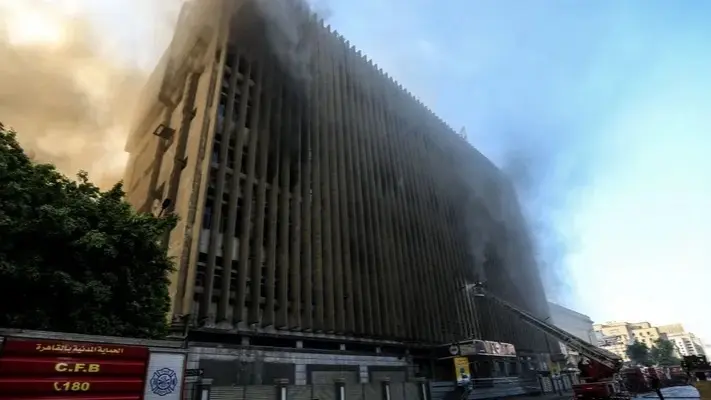 سبب حريق سنترال رمسيس بالقاهرة.. 4 ضحايا وخسائر بالملايين