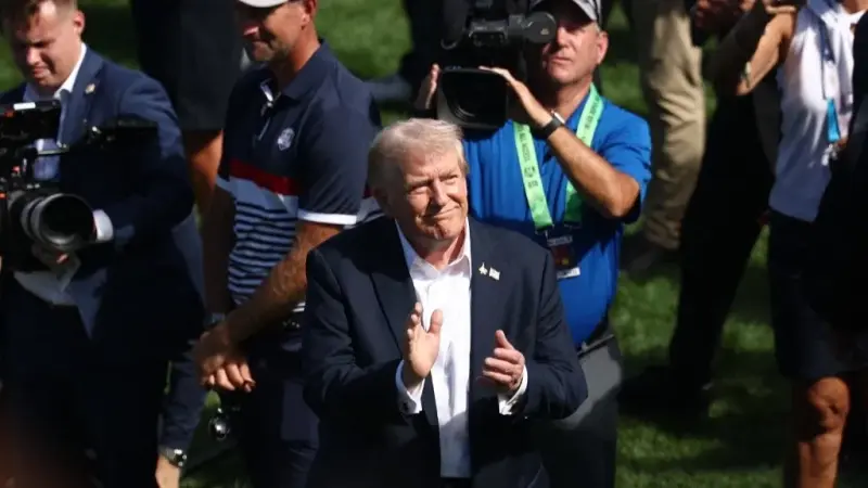 ترامب يخطف الأضواء في كأس رايدر وسط تراجع أميركي أمام أوروبا