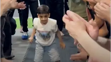 related_news_inside_blogsفيديو - طفل إماراتي يهزم المرض ويغادر الكرسي المتحرك في مصر