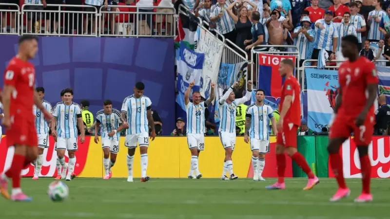 بث مباشر - مباراة الأرجنتين ضد سويسرا في كأس العالم 2026 لحظة بلحظة