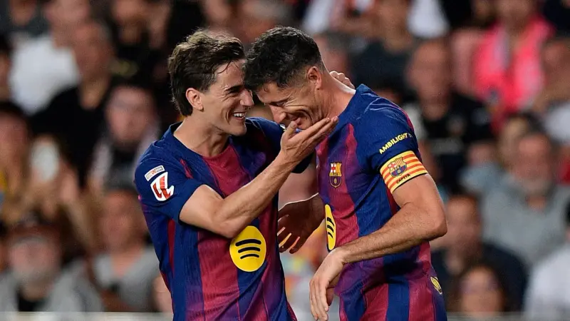 الدوري الإسباني - ليفاندوفسكي يسجل هدف الظهور الأخير.. وبرشلونة يسقط أمام فالنسيا