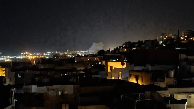 فيديو- غارة إسرائيلية على مخيم للاجئين الفلسطينيين في لبنان