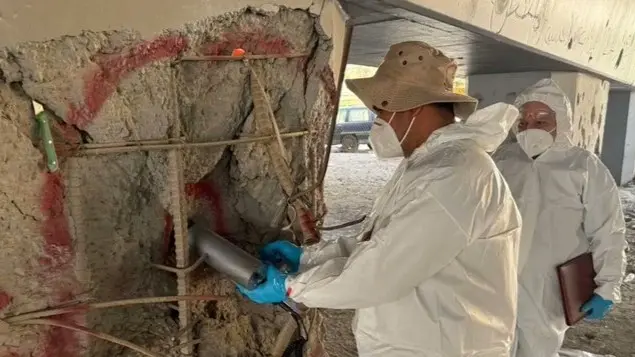 العراق.. معالجة تلوث إشعاعي في أحد أعمدة جسر الطوبجي