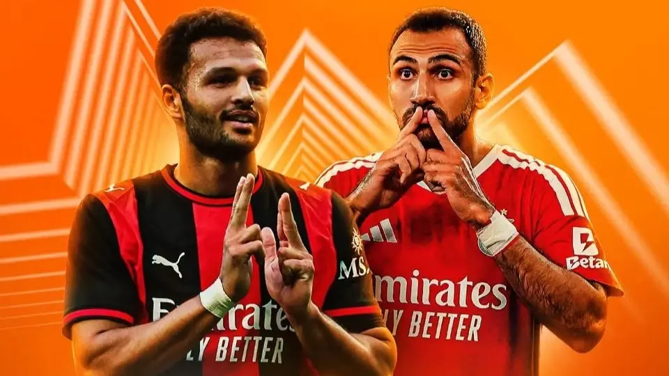 ميلان يستضيف بنفيكا في قمة نارية بافتتاح الدوري الأوروبي (إكس) ميلان يستضيف بنفيكا في قمة نارية بافتتاح الدوري الأوروبي (إكس)