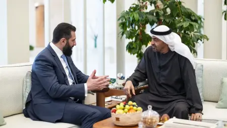 related_news_inside_blogsرئيس الإمارات والرئيس السوري يبحثان علاقات البلدين والتطورات الإقليمية