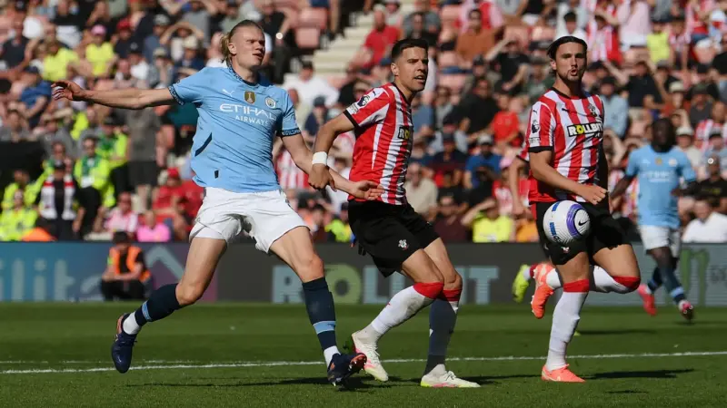 ساوثهامبتون ينجو من رقم قياسي سلبي بالتعادل مع مانشستر سيتي