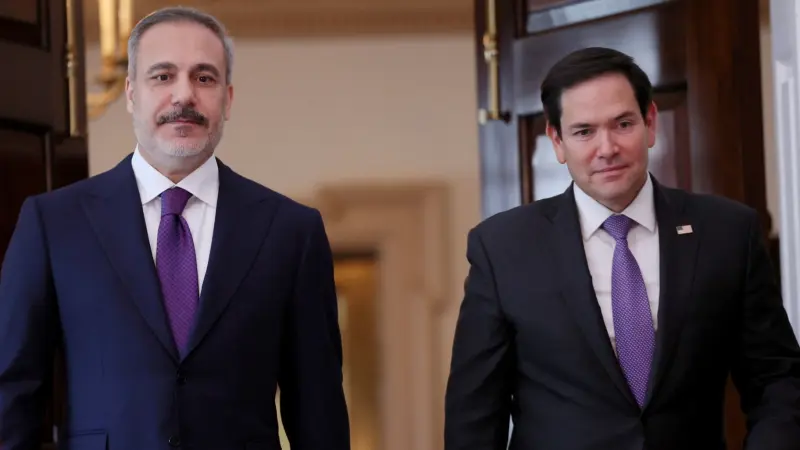 فيدان وروبيو يبحثان آخر مستجدات سوريا ومجلس السلام