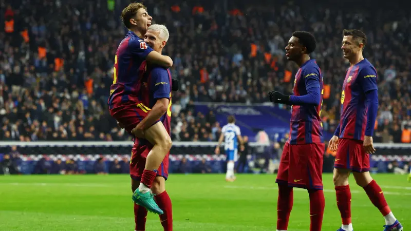 الدوري الإسباني - برشلونة يقهر إسبانيول بهدفين متأخرين ويعزز صدارته