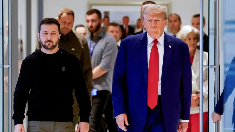 أكسيوس: ترامب يلتقي زيلينسكي الأحد لحسم اتفاق حرب أوكرانيا