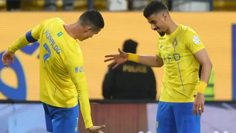 هاتريك رونالدو يقود النصر لاكتساح الطائي في دوري روشن