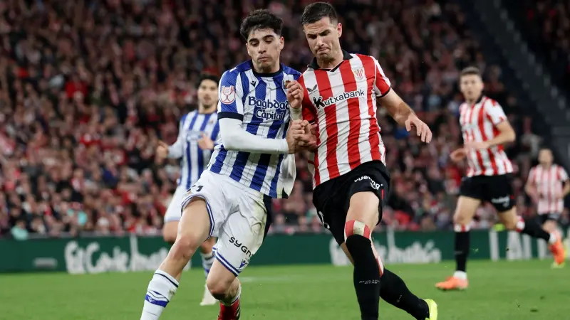 القنوات الناقلة لمباراة ريال سوسيداد ضد أتلتيك بلباو اليوم في كأس ملك إسبانيا مع الموعد والتشكيلة