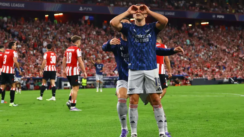 دوري أبطال أوروبا – أرسنال يواصل تفوقه على الإسبان بثنائية في شباك بلباو