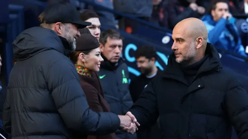 فيديو - يورغن كلوب يهنئ بيب غوارديولا على مباراته الـ1000 برسالة مؤثرة