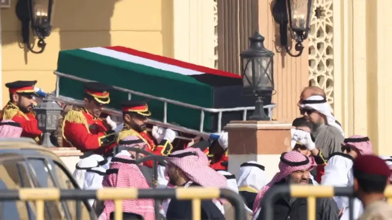 فيديو - مراسم تشييع جنازة أمير الكويت الراحل الشيخ نواف الأحمد الصباح