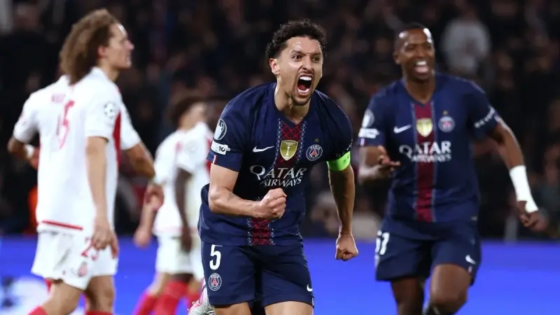 دوري أبطال أوروبا - باريس سان جيرمان ينجو من مفاجأة موناكو ويواصل حملة الدفاع عن اللقب