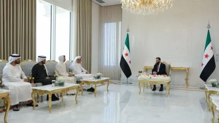 related_news_inside_blogsوفد إماراتي رفيع يبحث مع دمشق فرص التعاون الاقتصادي والتجاري