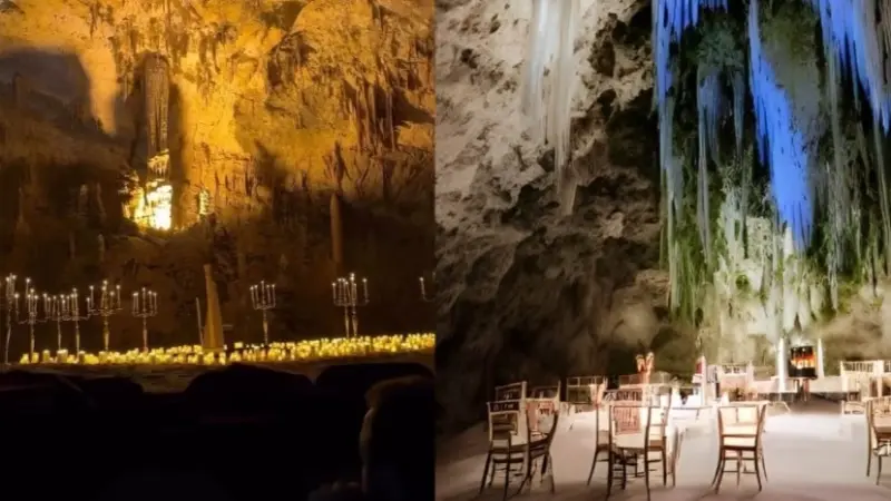 فيديو - حفل زفاف داخل مغارة جعيتا يفجر غضب اللبنانيين.. من المسؤول؟