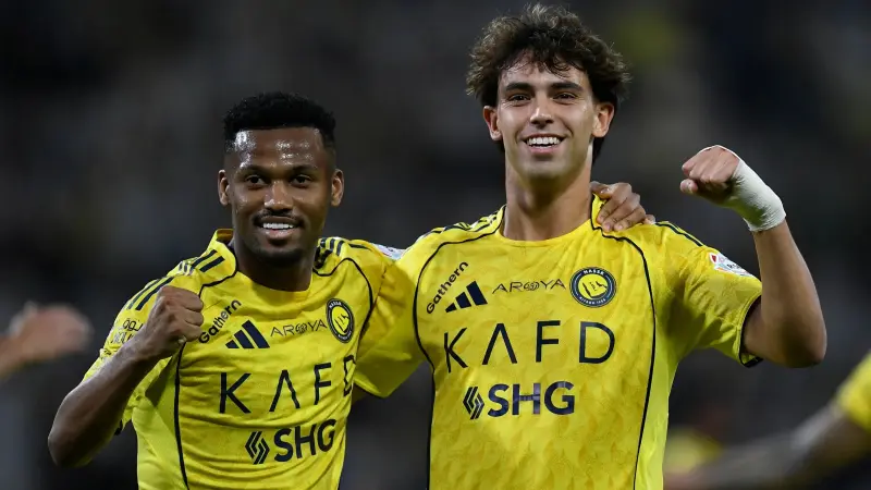 نتيجة وملخص مباراة النصر والحزم.. العالمي يواصل البداية الخرافية