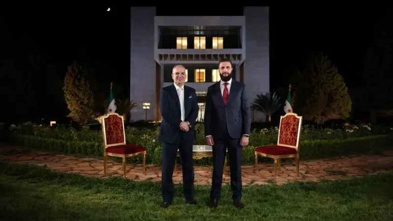 الرئيس السوري أحمد الشرع لـ"المشهد": نريد حل مشكلة "حزب الله"