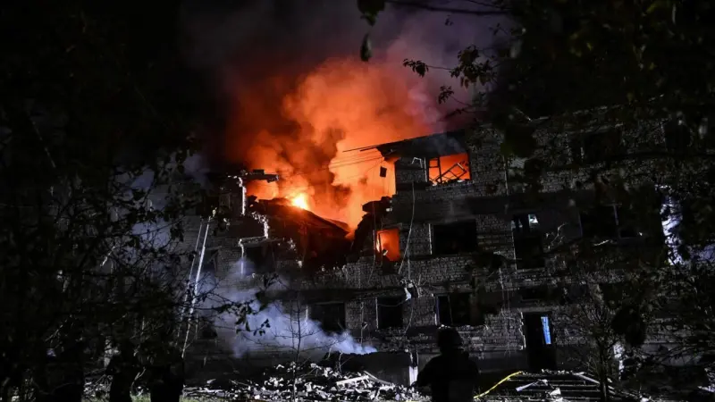 هجوم بمسيّرات على منطقة قرب محطة زابوريجيا النووية بأوكرانيا