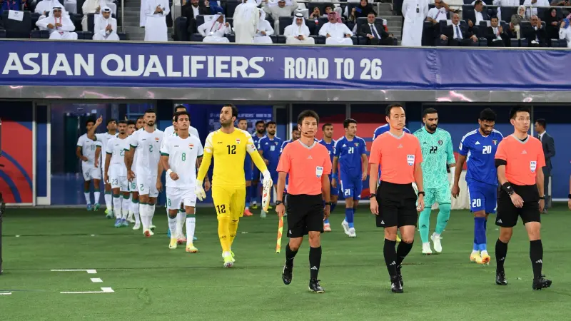 موعد مباراة العراق والكويت في تصفيات كأس العالم 2026 والقنوات الناقلة