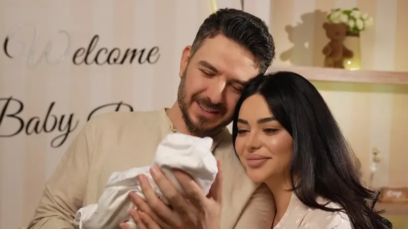 بعد 6 سنوات.. هيفاء حسوني وبكر خالد يستقبلان طفلهما الأول