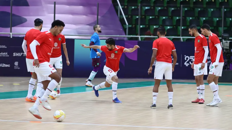 بث مباشر - مباراة المنتخب المغربي للفوتسال ضد السعودية في نصف نهائي ألعاب التضامن الإسلامي 2025 لحظة بلحظة