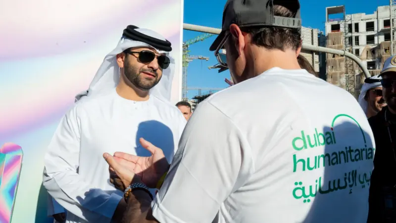 دبي الإنسانية تطلق حملة "نجري من أجل الإنسانية"