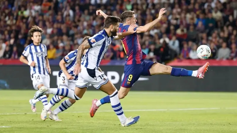 فيديو - نتيجة وملخص مباراة برشلونة وريال سوسيداد.. البلوغرانا يخطف الصدارة بعد عودة مثيرة