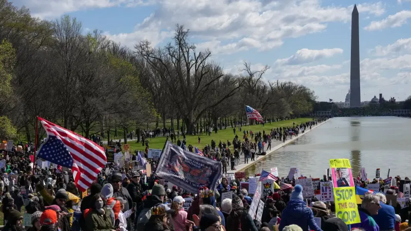 صور - احتجاجات واسعة في أميركا ضد سياسات ترامب