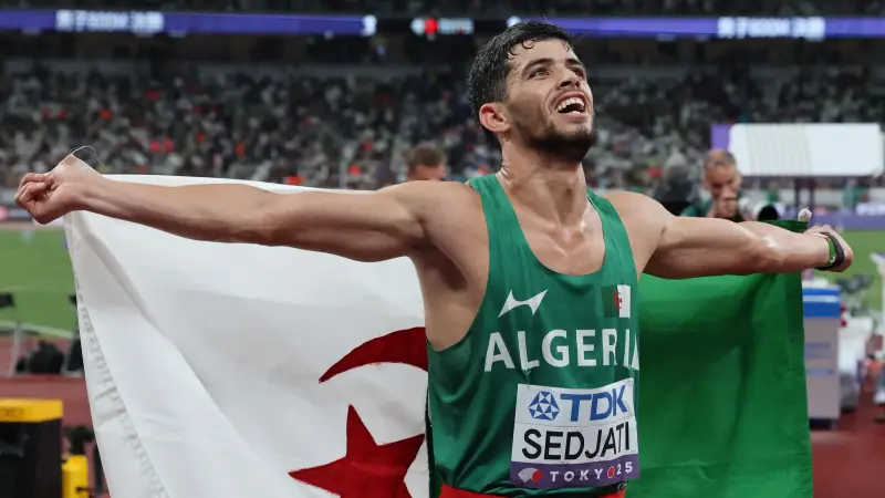 مونديال ألعاب القوى - جمال سجاتي يمنح الفضية الأولى للجزائر والثالثة للعرب