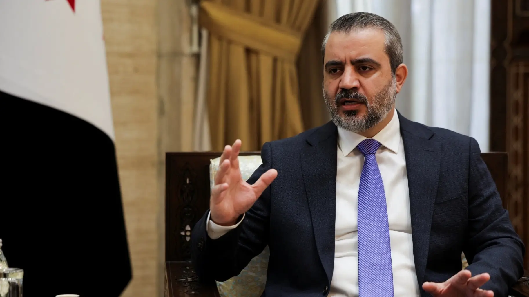 الشيباني: اتفقنا على كل شيء تقريبا على الورق (رويترز) الشيباني: اتفقنا على كل شيء تقريبا على الورق (رويترز)