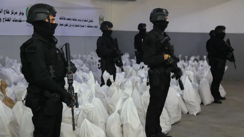 الأردن يتلف 16 مليون حبة كبتاغون وأطنانا من المخدرات