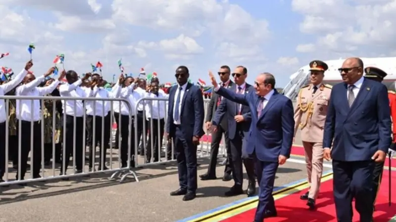 الرئيس السيسي في زيارة ثانية لتنزانيا.. التفاصيل