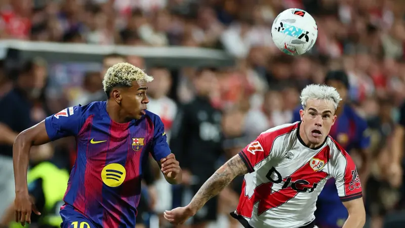 القنوات الناقلة لمباراة برشلونة ضد رايو فاليكانو اليوم في الدوري الإسباني مع الموعد