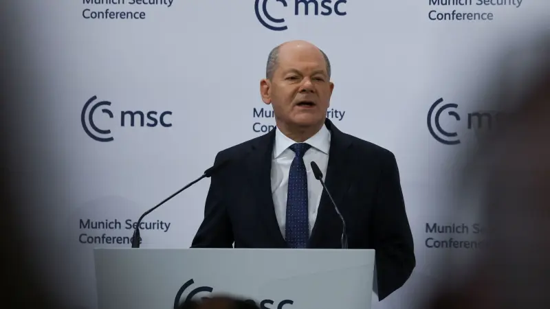 هجوم ناري من المستشار الألماني على أميركا