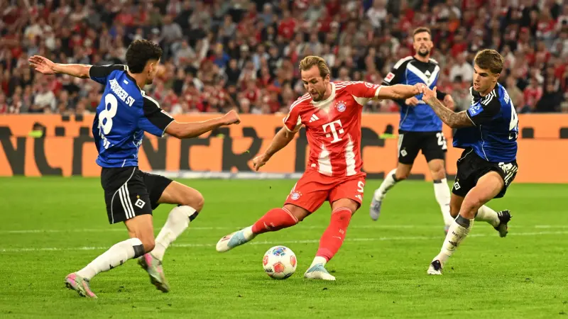 الدوري الألماني - كين يواصل تحطيم الأرقام.. وبايرن يسحق هامبورغ قبل مواجهة تشيلسي