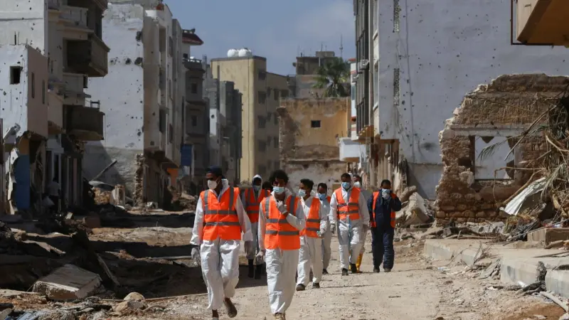 لجنة الطوارئ الليبية تنفي انتشار الأوبئة في المناطق المنكوبة