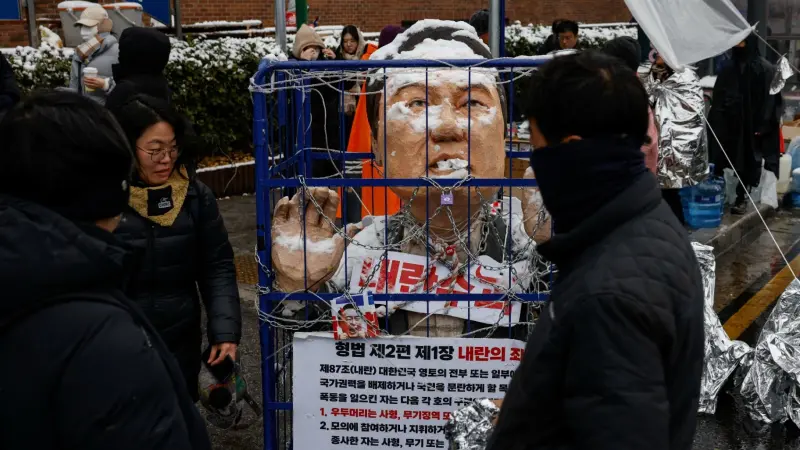 رئيس كوريا الجنوبية لن يحضر أولى جلسات محاكمته