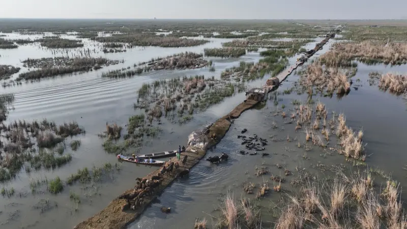 أمطار غزيرة تبعث الحياة في سدود العراق