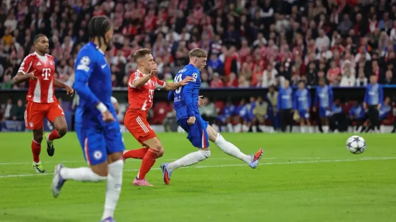 دوري أبطال أوروبا - كول بالمر يحقق رقما غير مسبوق بهدف رائع أمام بايرن ميونخ