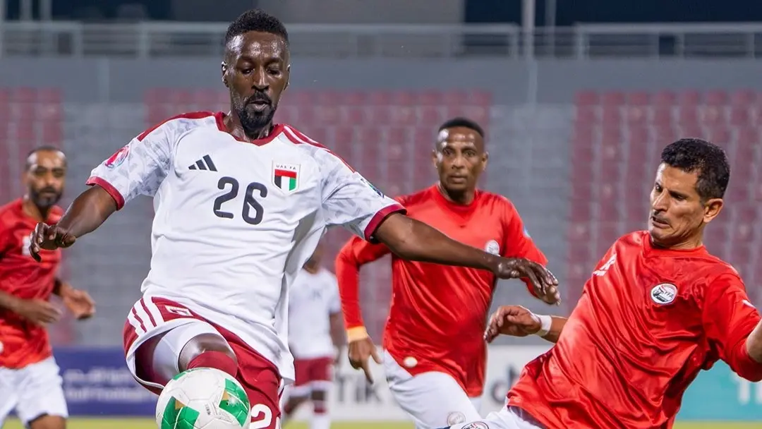 الإمارات تواجه البحرين في الجولة الثانية من كأس الخليج لقدامى اللاعبين 2026 (إكس) الإمارات تواجه البحرين في الجولة الثانية من كأس الخليج لقدامى اللاعبين 2026 (إكس)