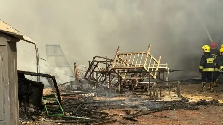 هل يتسبب حريق استديو مصر في تأجيل مسلسل "الكينغ" لمحمد إمام؟