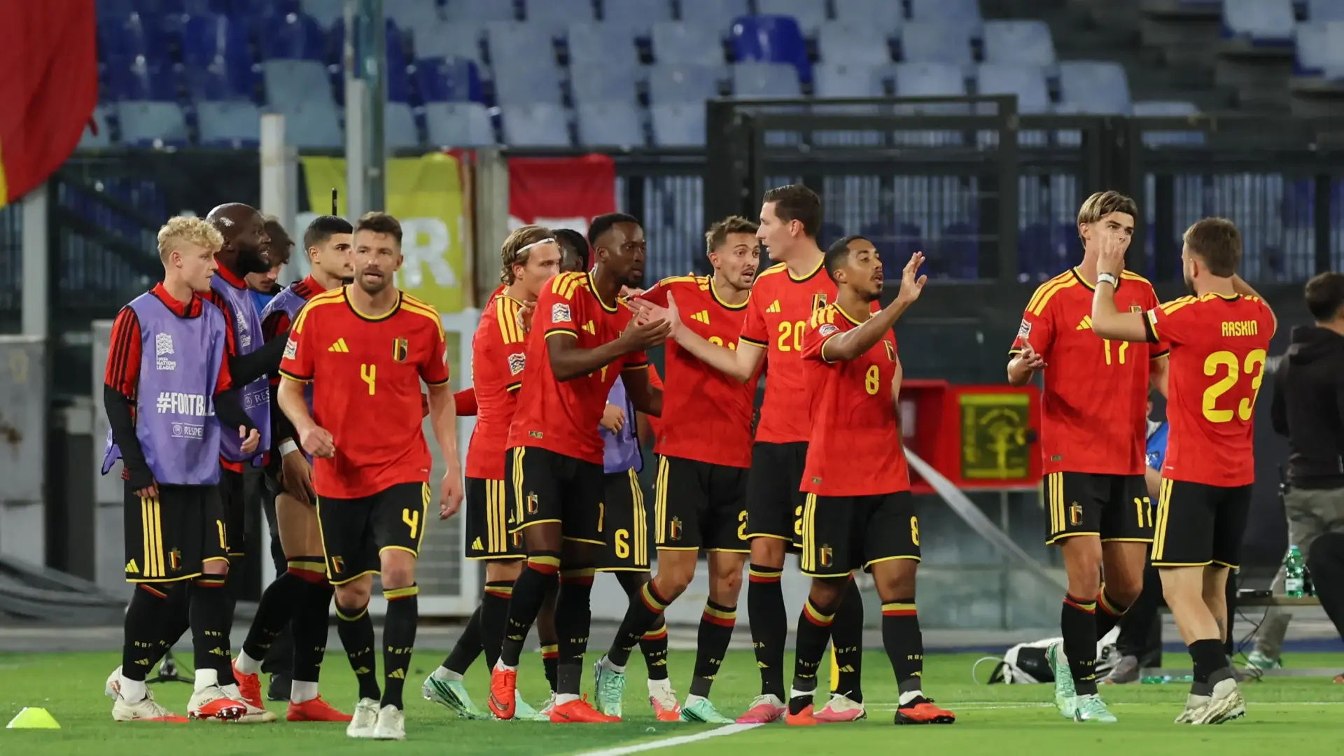 نركيا تواجه بلجيكا في الجولة الـ3 من دوري الأمم الأوروبية (رويترز) نركيا تواجه بلجيكا في الجولة الـ3 من دوري الأمم الأوروبية (رويترز)