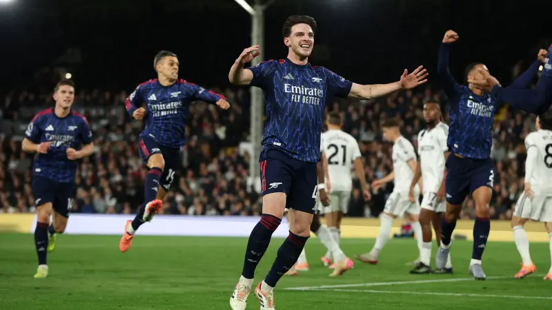 أرتيتا يوضح تفاصيل إصابة ديكلان رايس ومدة غيابه المتوقعة عن أرسنال